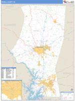 Iredell County, NC Wall Map Zip Code