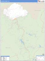 Jackson County, NC Wall Map