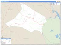Jones County, NC Wall Map Zip Code