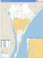 New Hanover County, NC Wall Map Zip Code