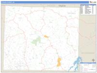 Stokes County, NC Wall Map Zip Code
