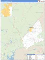 Transylvania County, NC Wall Map Zip Code