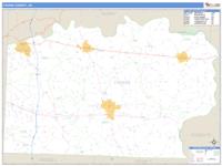 Yadkin County, NC Wall Map Zip Code