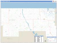 Bottineau County, ND Wall Map Zip Code