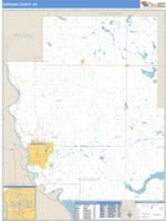 Burleigh County, ND Wall Map