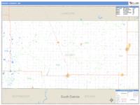 Dickey County, ND Wall Map Zip Code