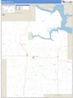 Dunn County, ND Wall Map Zip Code