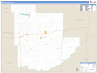Grant County, ND Wall Map Zip Code
