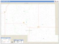 Hettinger County, ND Wall Map Zip Code