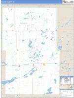 Kidder County, ND Wall Map Zip Code