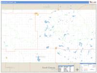 McIntosh County, ND Wall Map Zip Code