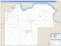 McKenzie County, ND Wall Map Zip Code