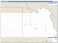 Oliver County, ND Wall Map Zip Code