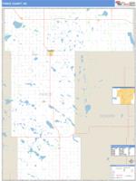 Pierce County, ND Wall Map