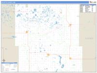Rolette County, ND Wall Map Zip Code