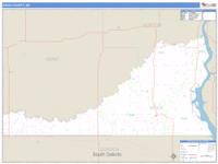 Sioux County, ND Wall Map