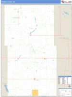 Towner County, ND Wall Map