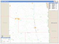 Traill County, ND Wall Map