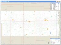 Walsh County, ND Wall Map Zip Code