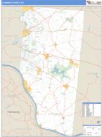 Clermont County, OH Wall Map Zip Code