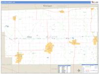 Fulton County, OH Wall Map Zip Code