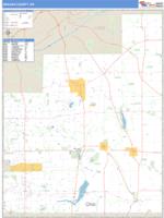 Geauga County, OH Wall Map Zip Code