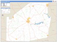 Highland County, OH Wall Map Zip Code