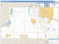 Mahoning County, OH Wall Map Zip Code