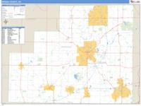 Medina County, OH Wall Map Zip Code