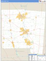 Miami County, OH Wall Map