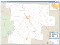Morgan County, OH Wall Map Zip Code