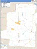 Morrow County, OH Wall Map Zip Code