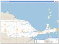 Ottawa County, OH Wall Map