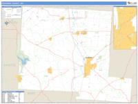 Pickaway County, OH Wall Map Zip Code