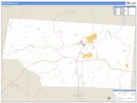 Pike County, OH Wall Map Zip Code