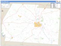 Ross County, OH Wall Map Zip Code
