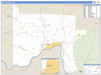 Scioto County, OH Wall Map Zip Code