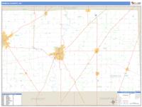 Seneca County, OH Wall Map