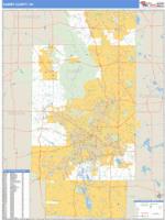 Summit County, OH Wall Map Zip Code