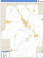 Tuscarawas County, OH Wall Map Zip Code