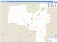 Vinton County, OH Wall Map Zip Code