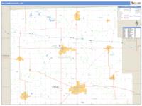 Williams County, OH Wall Map Zip Code