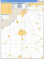 Wood County, OH Wall Map Zip Code