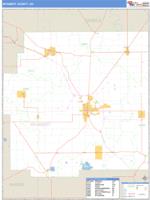 Wyandot County, OH Wall Map Zip Code