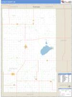 Alfalfa County, OK Wall Map Zip Code