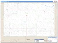 Beaver County, OK Wall Map Zip Code