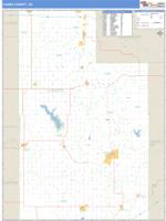 Caddo County, OK Wall Map Zip Code