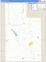 Caddo County, OK Wall Map