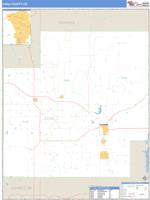 Coal County, OK Wall Map