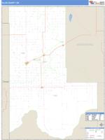 Ellis County, OK Wall Map Zip Code